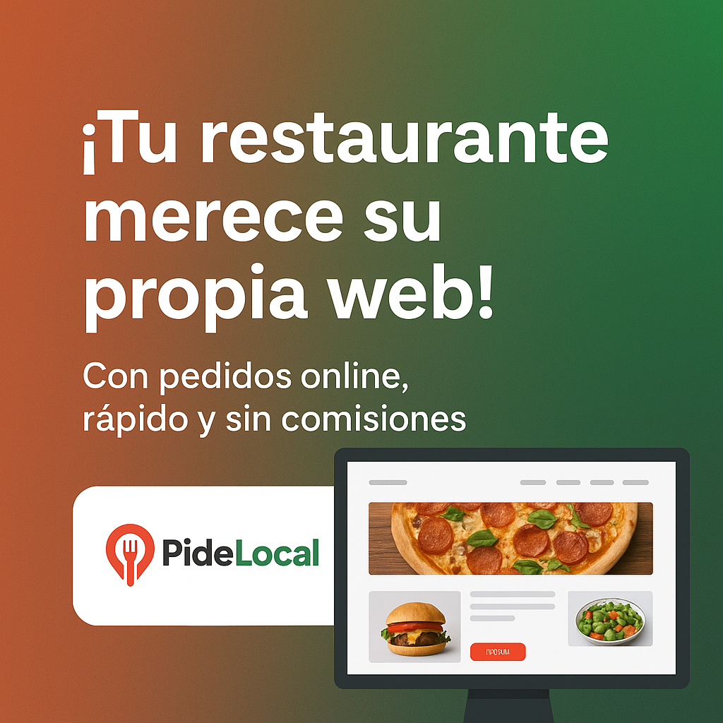 Ejemplo de web PideLocal